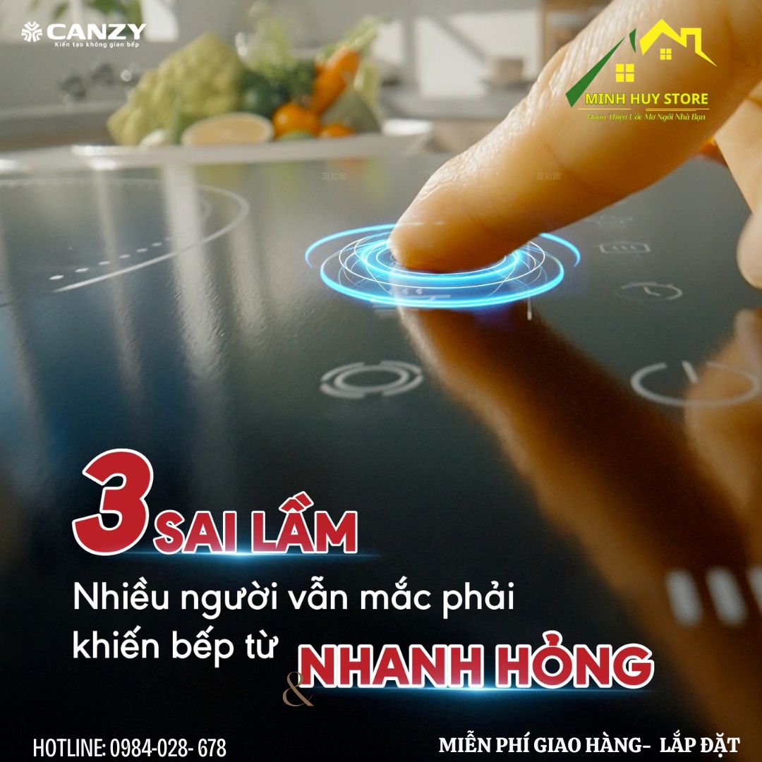 3 Sai Lầm Khi Sử Dụng Bếp Từ Khiến Nhanh Hỏng