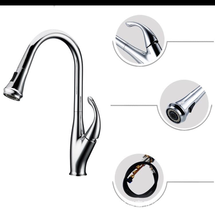 VÒI CHÉN NÓNG LẠNH DÂY RÚT TORO K068