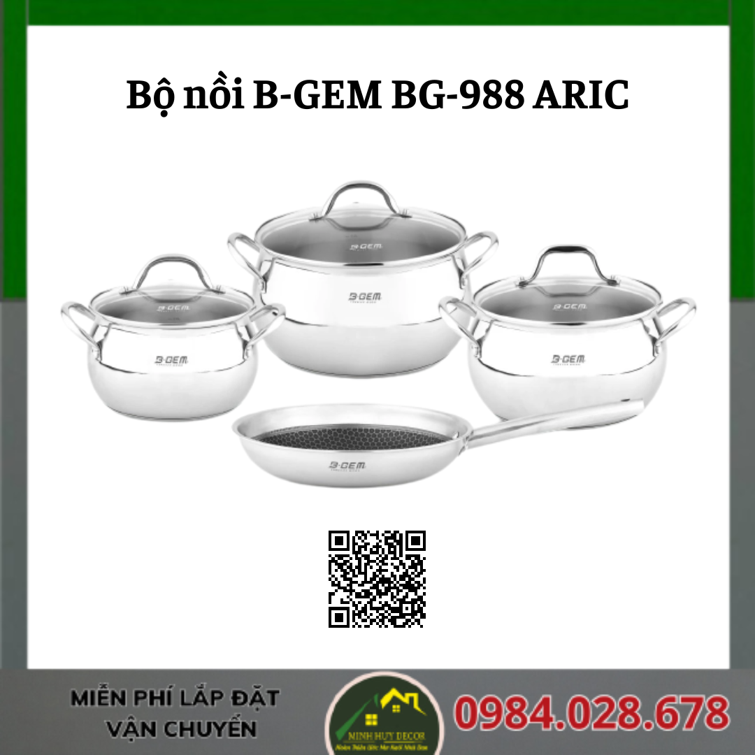 Bộ nồi Belly cao cấp BG-988 ARIC