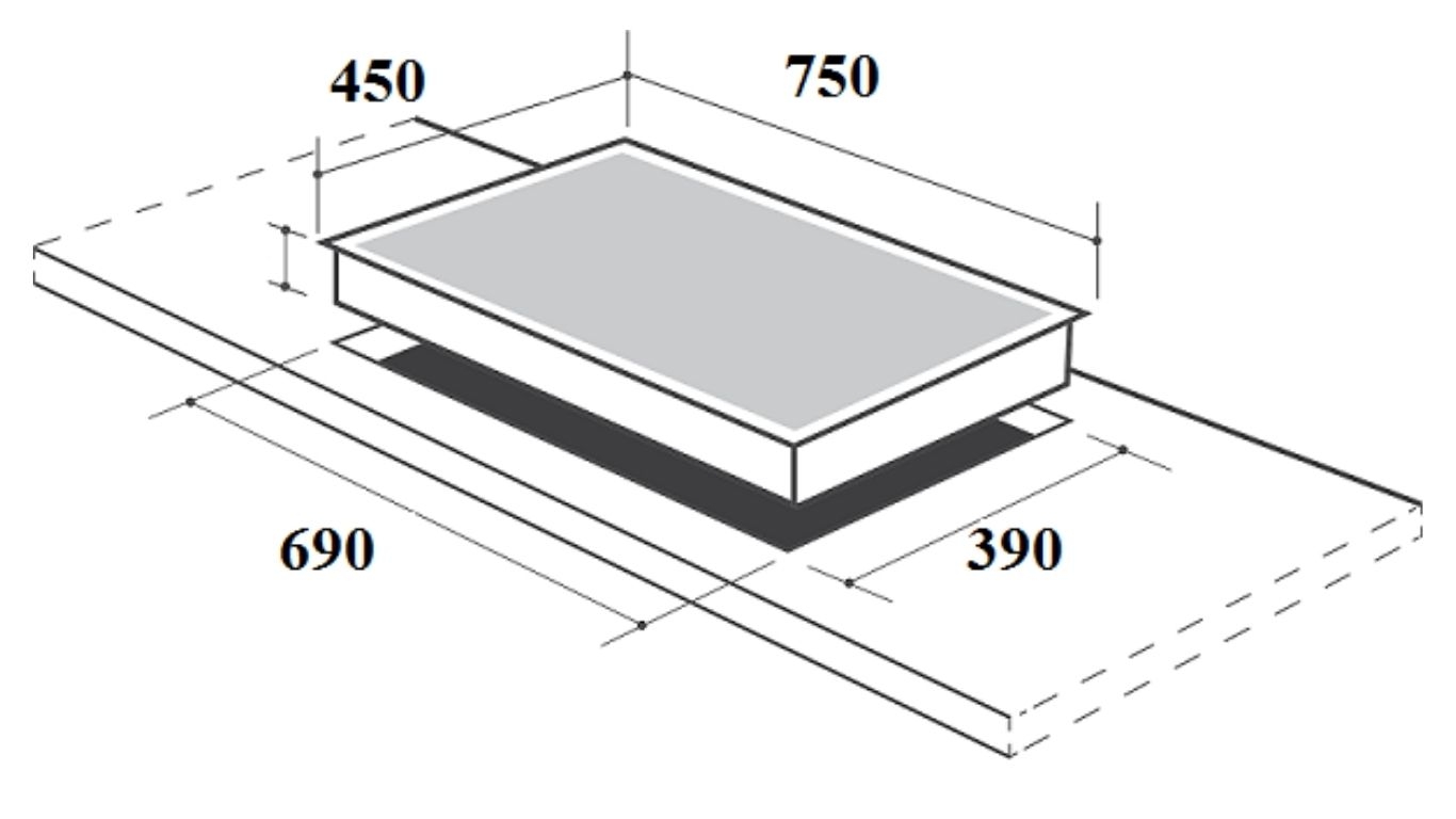 Bếp gas âm Canzy CZ-268