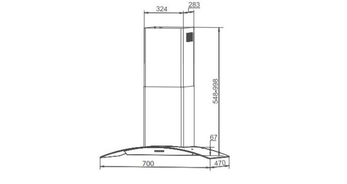 Máy hút mùi Canzy CZ-1870