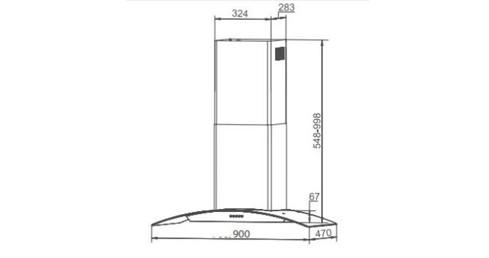 Máy hút mùi Canzy CZ-1890