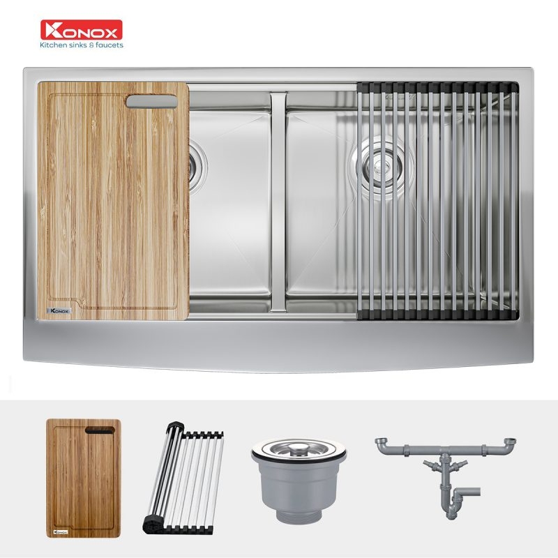 Chậu rửa bát KN8751DA Curve