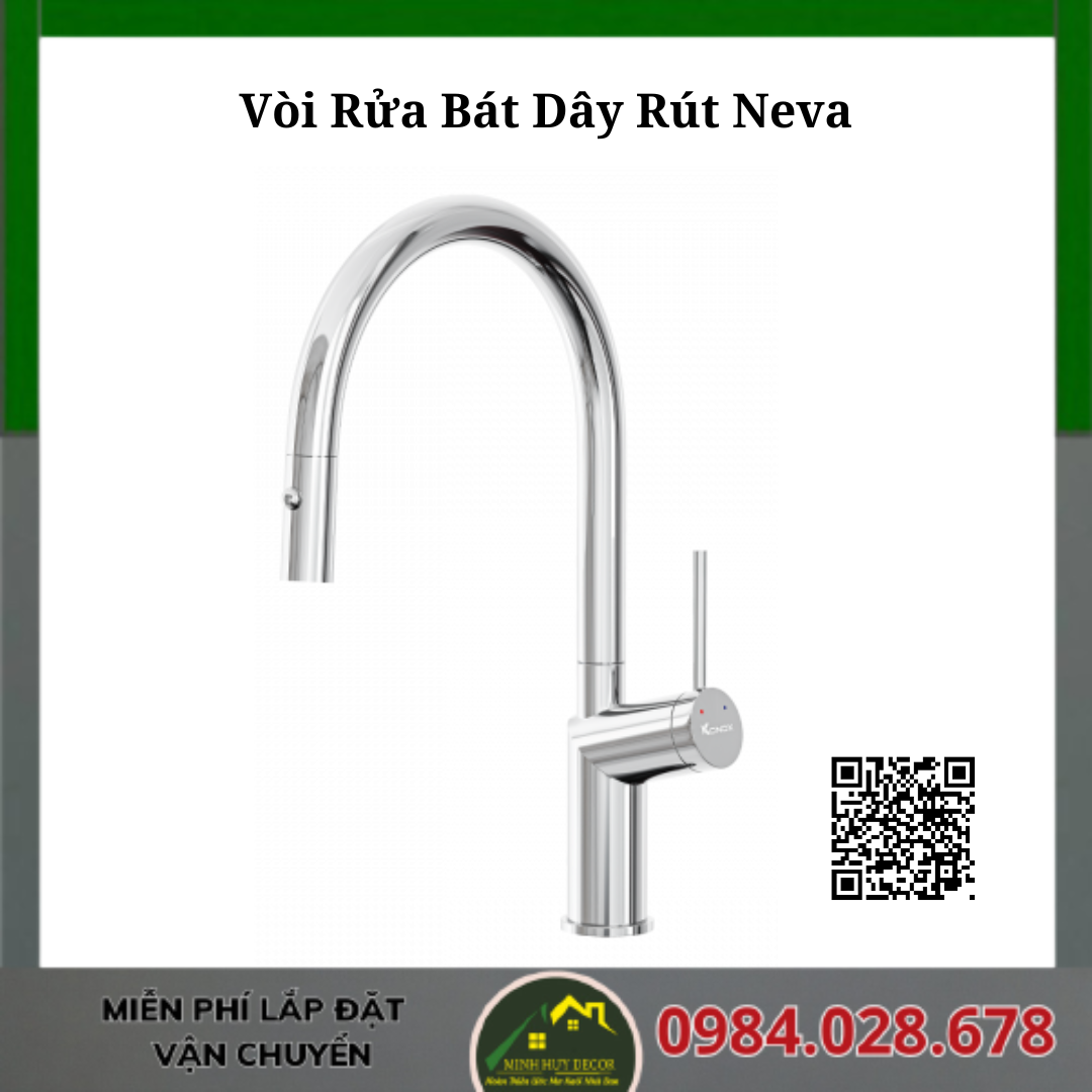 Vòi Rửa Bát Dây Rút Neva
