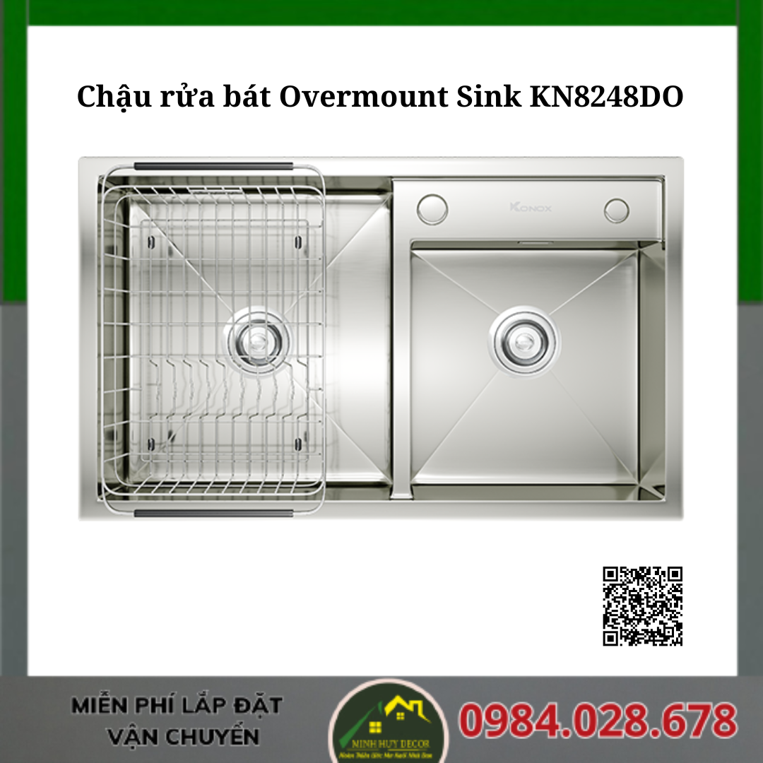 Chậu rửa bát Overmount Sink KN8248DO