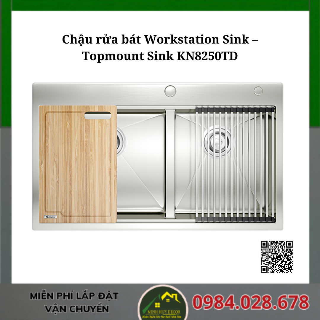 Chậu rửa bát KN8250TD