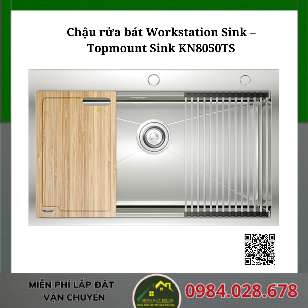 Chậu rửa bát KN8050TS