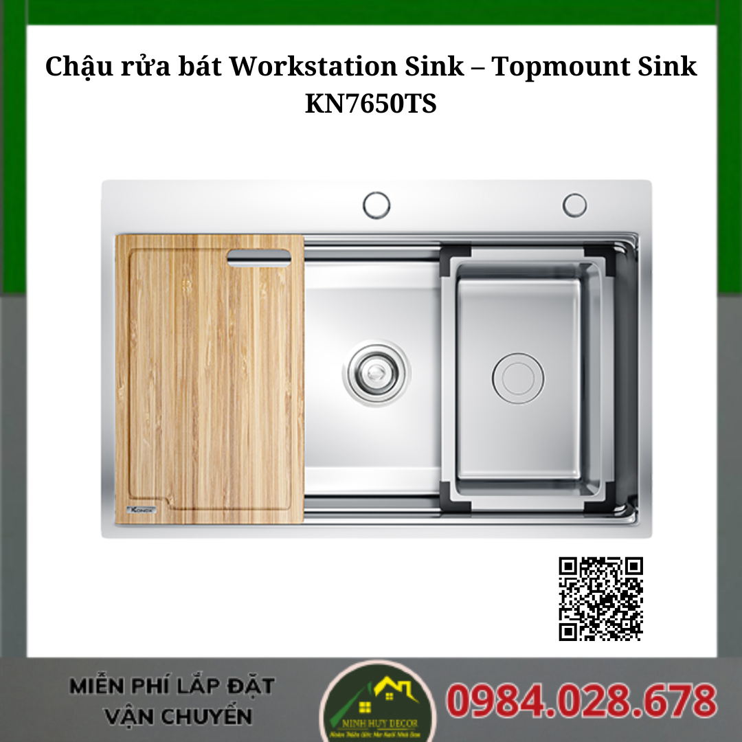 Chậu rửa bát KN7650TS