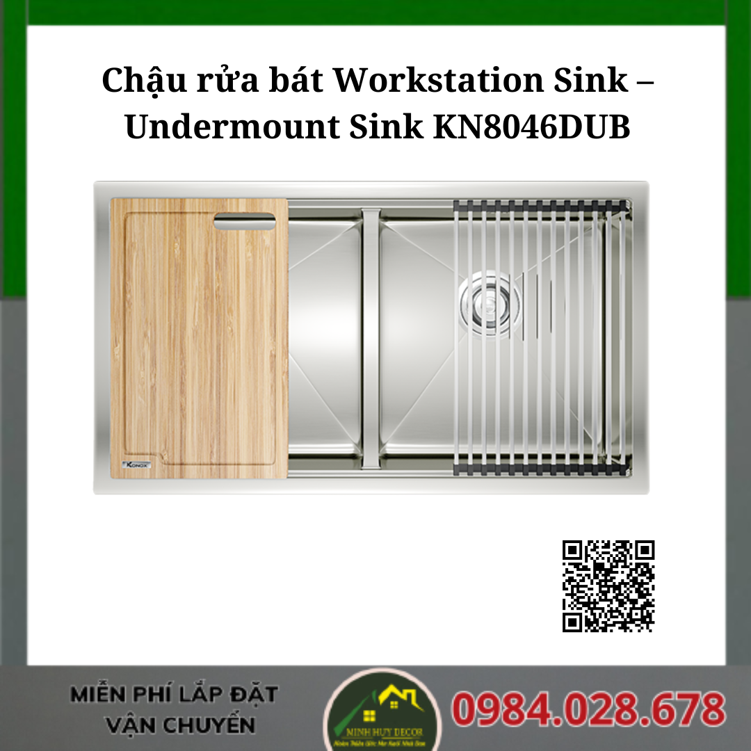 Chậu rửa bát KN8046DUB
