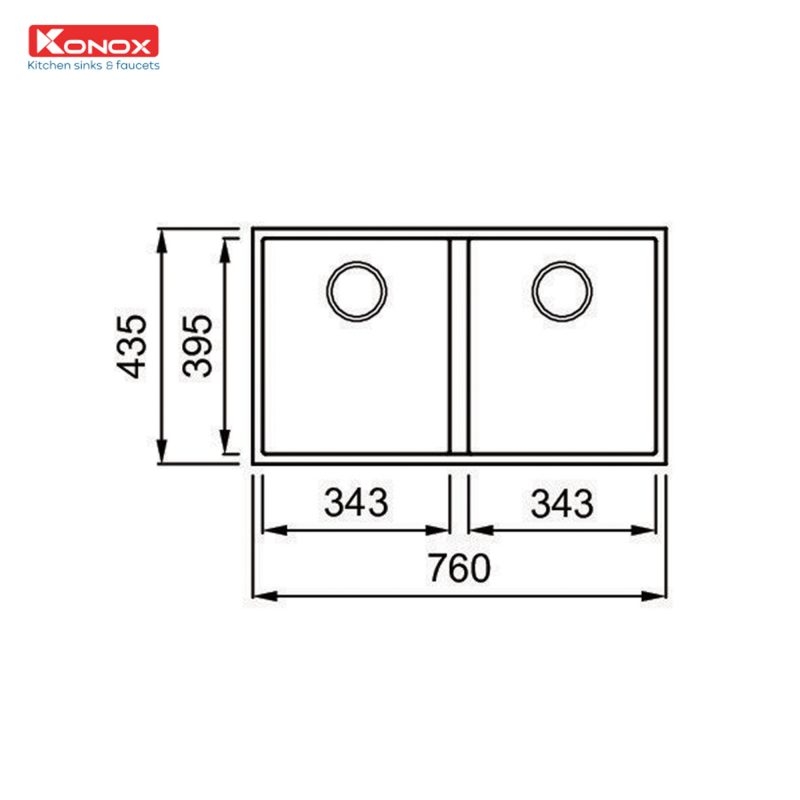Chậu Rửa Bát Granite Sink Veloci 760D