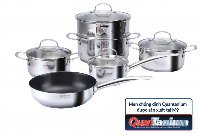 Bộ nồi Inox 304 EUROSUN MC1608-Passion