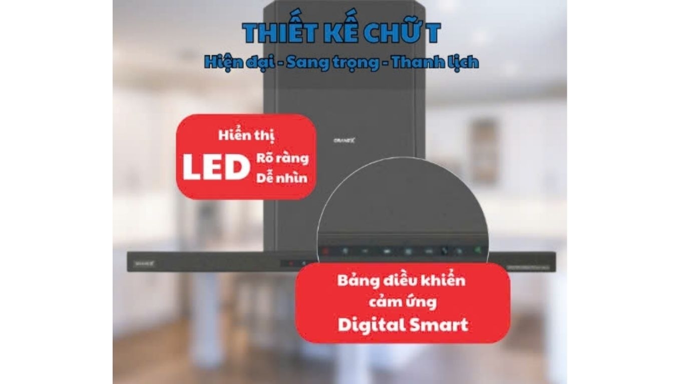 Máy hút mùi áp tường GrandX GX H90C69G