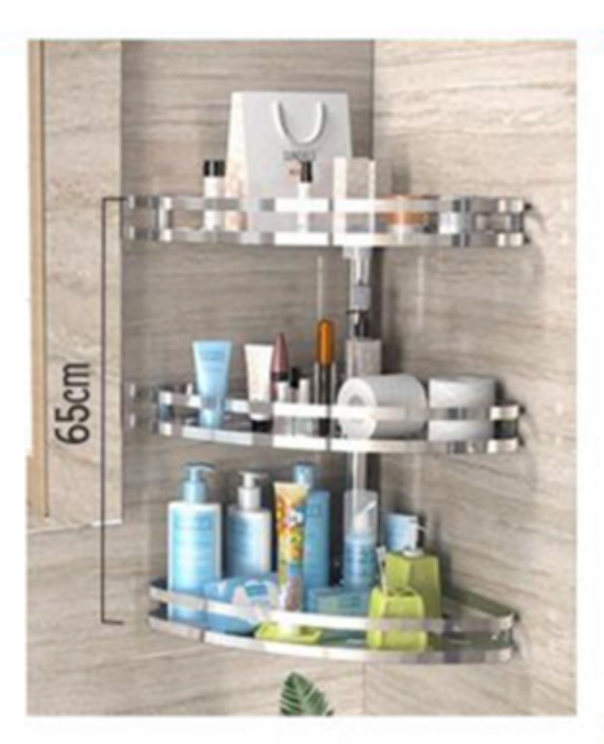 KỆ GÓC CHIẾC LÁ INOX 304 TORO.016