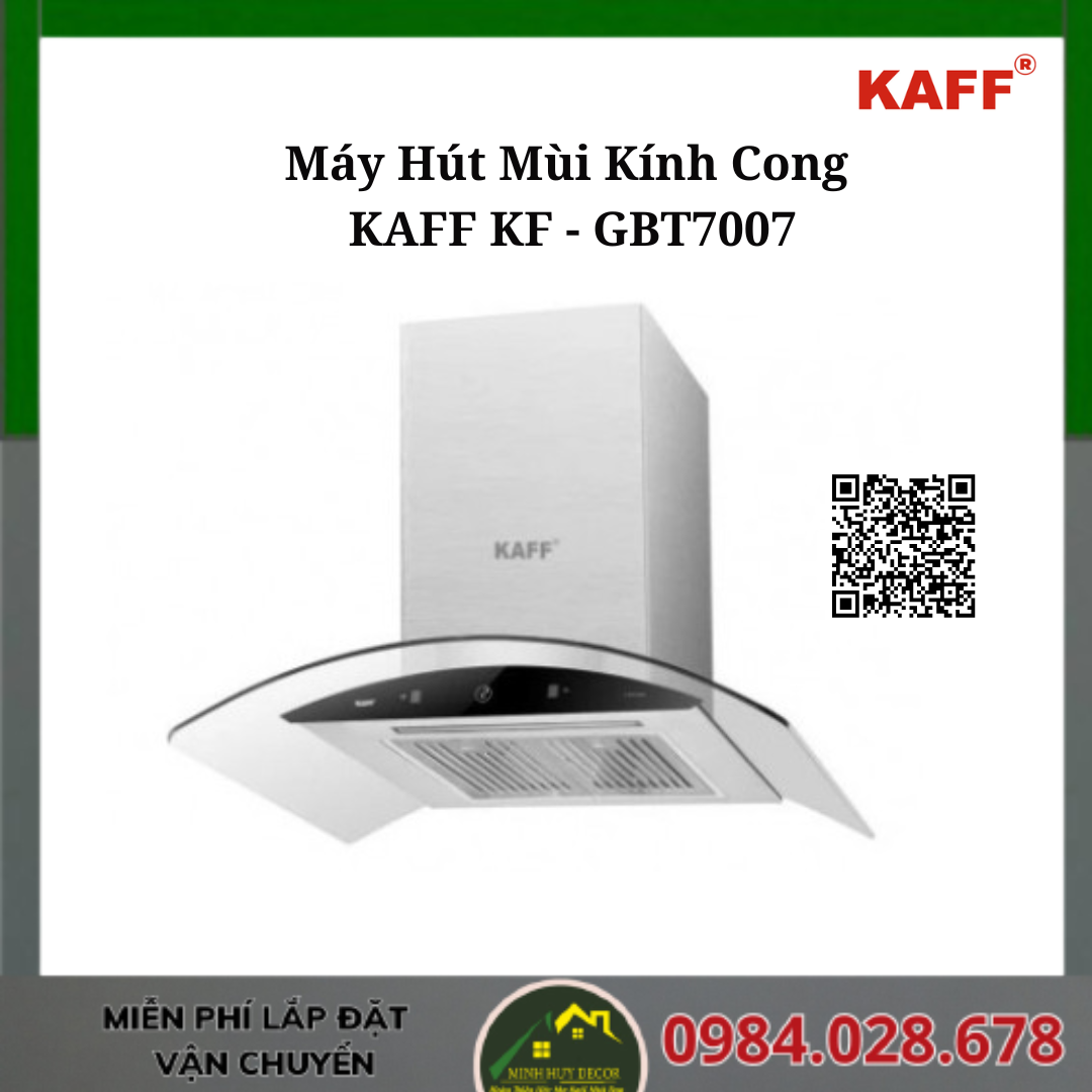 Máy Hút Mùi Kính Cong KAFF KF - GBT7007
