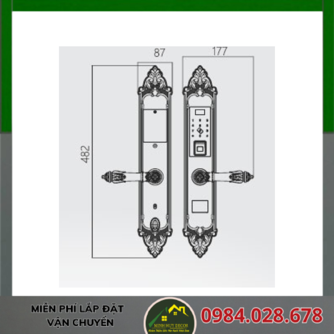 Khóa Vân Tay Thông Minh Kassler KL-959C