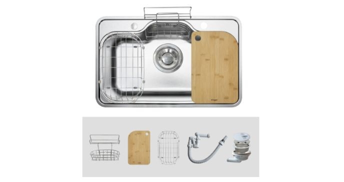 Chậu rửa bát Kluger KT8050SL Plus