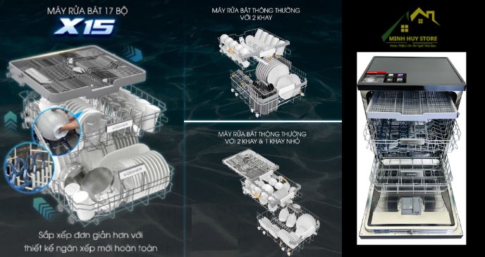 Máy rửa bát Kocher X15B