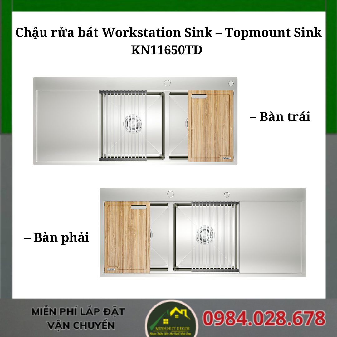 Chậu rửa bát KN11650TD