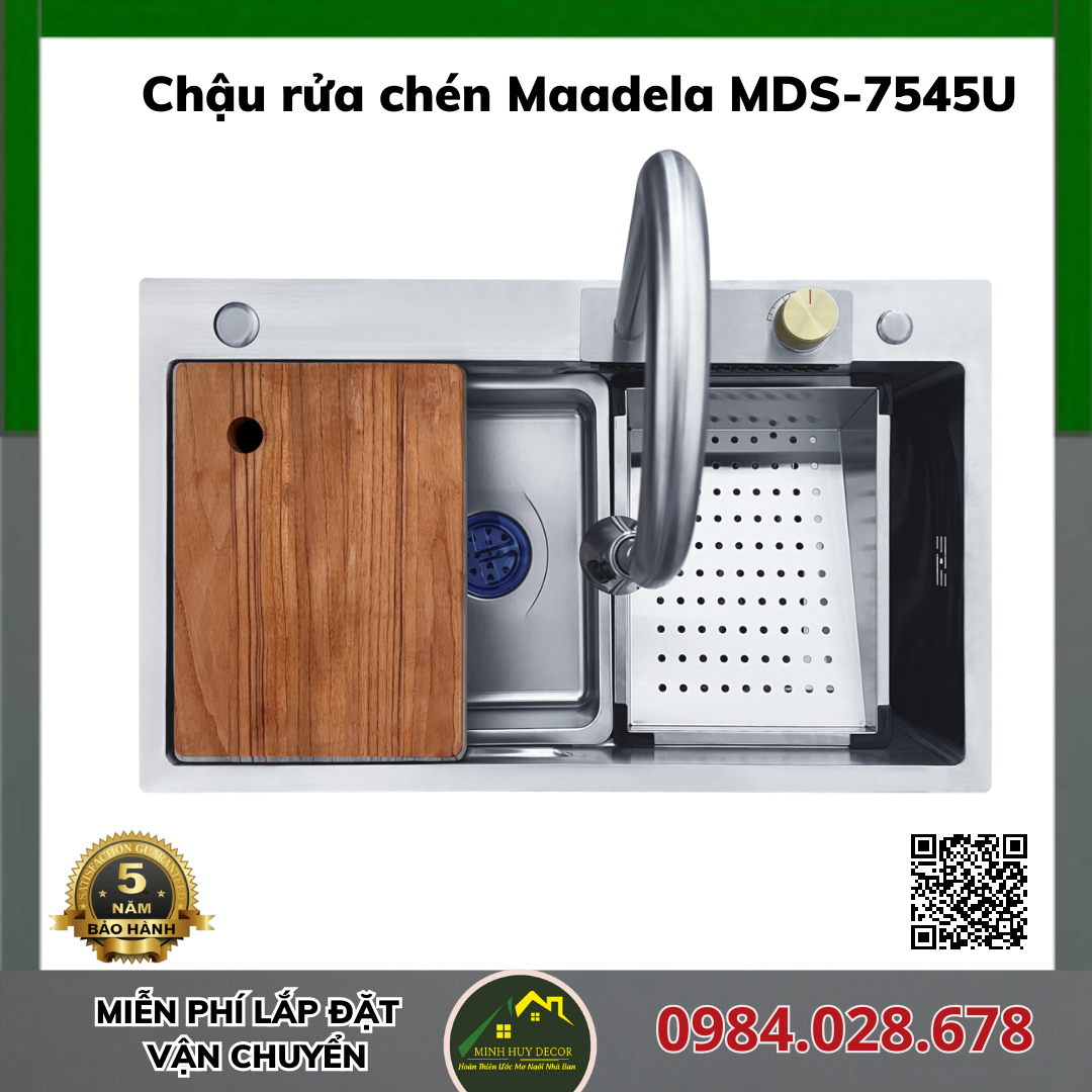 Chậu rửa chén Maadela MDS-7545U