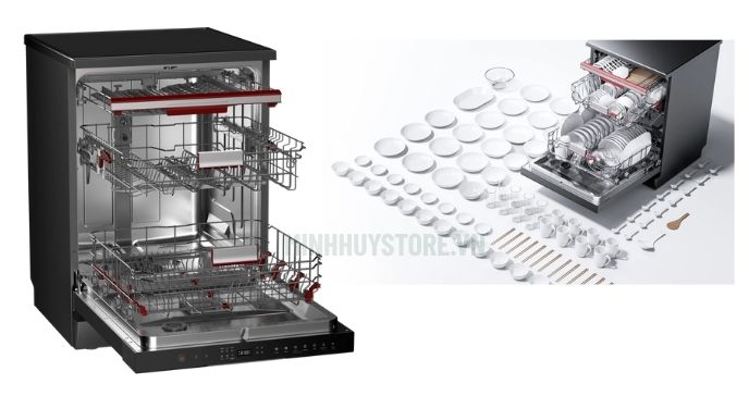 Máy rửa chén Toshiba DW-15F7(G)-VN