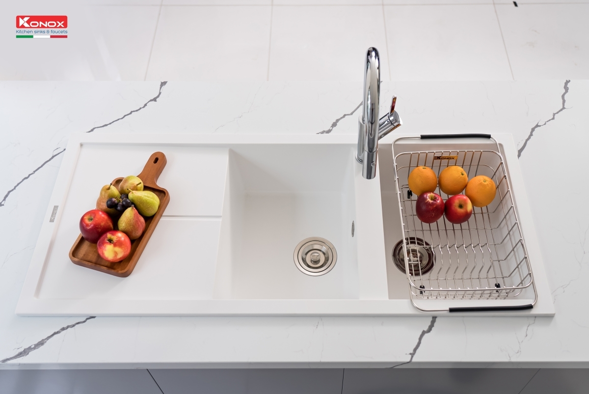 Chậu rửa bát Granite Sink Livello Smart 1160