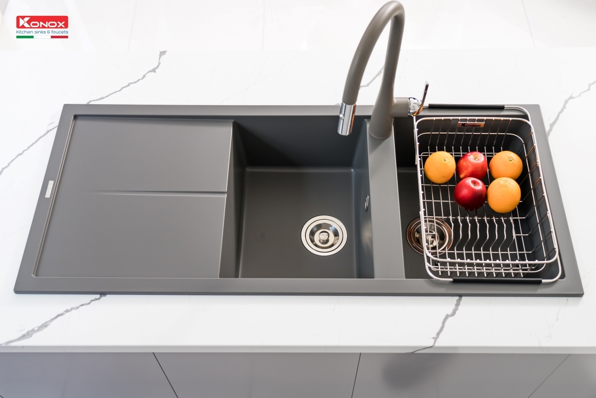 Chậu rửa bát Granite Sink Livello Smart 1160
