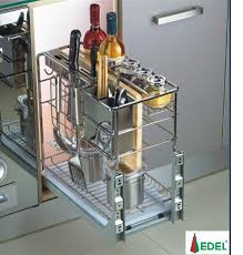 Giá đựng gia vị, chai lọ, dao thớt Inox 304 nan vuông cao cấp EDEL ED.200 - ED.400
