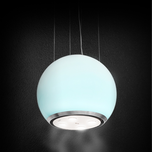 Máy hút mùi đảo kết hợp trang trí HERMES