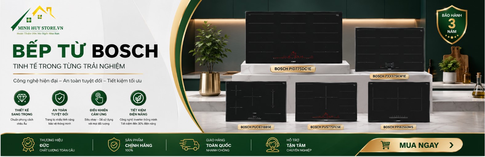Bosch chính hãng tại Minh Huy Store